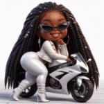 Plus Size Biker Chibi