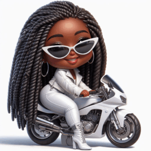 Plus Size Biker Chibi - Image 4