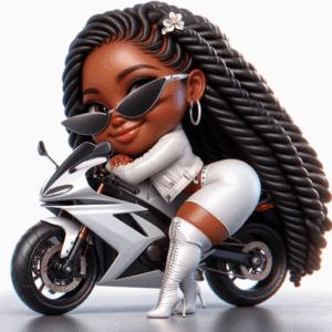 Plus Size Biker Chibi - Image 5